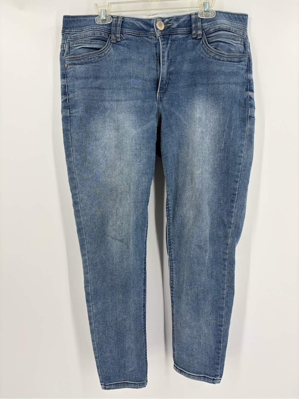 Democracy Ab Technology Medium Wash  Jeans Figure Flattering Women Plus Size 16